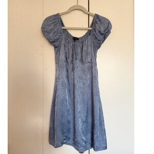 Cotton Candy LA Light Blue Short Sleeve Mini Dress